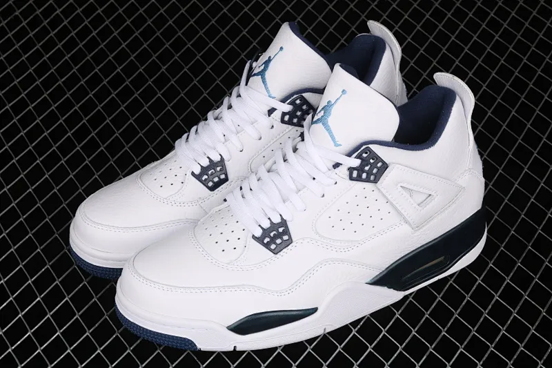 All Categories Air Jordan Jordan Series Basketball Shoes Air Jordan 4 Pure Original Air Jordan 4 Retro LS AJ4 Joe 4 Columbia Blue First Layer Basketball Shoes 314254-107